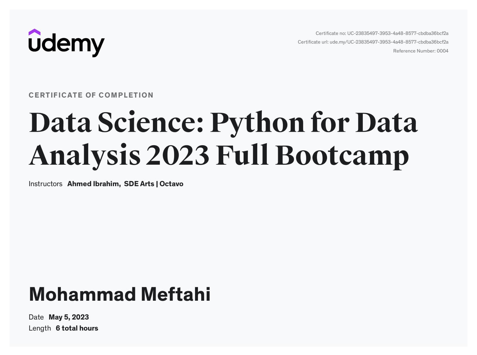 Data Science: Python for Data Analysis 2023 Full Bootcamp