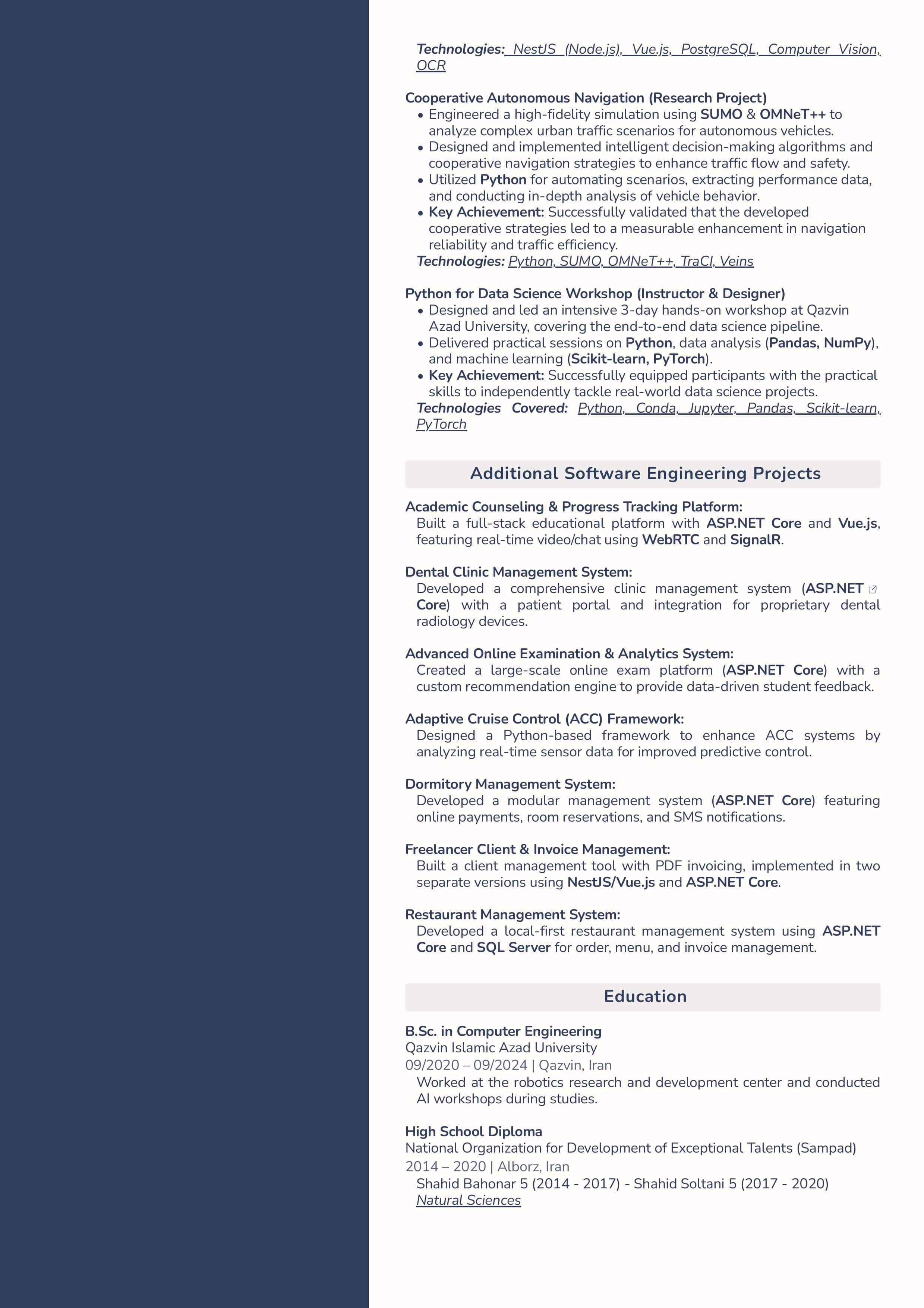 My Resume - Page 2